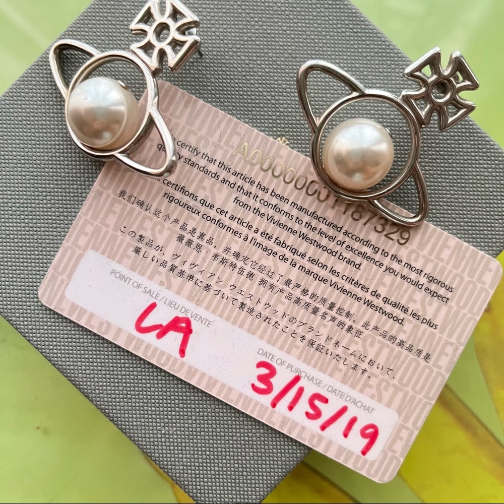 Vivienne Westwood Otavia Orb Earrings